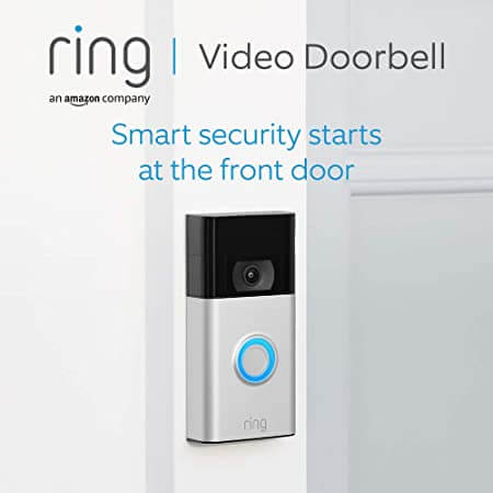 Ring Video Doorbell (2nd Gen) by Amazon | Wireless Video Doorbell Security Camera with 1080p HD Video, battery-powered, Wifi, easy installation | 30-day free trial of Ring Protect | Works with Alexa